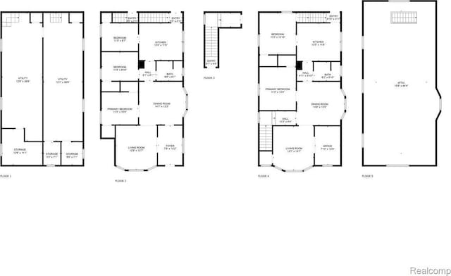 2160 Concord St, Detroit, MI 48207 - view of property floor plan