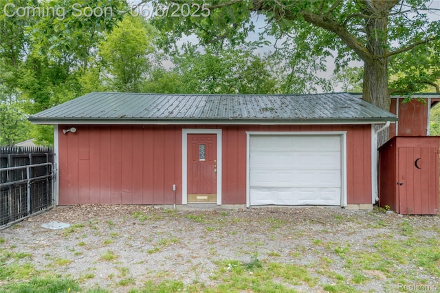 12631 9 Mile Rd, South Lyon, MI 48178 - view of garage