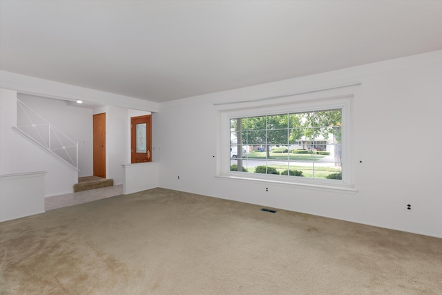 3604 Pall Dr, Warren, MI 48092 - unfurnished living room featuring carpet flooring