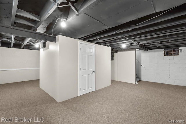 16810 Archdale St, Detroit, MI 48235 - finished basement featuring carpet flooring