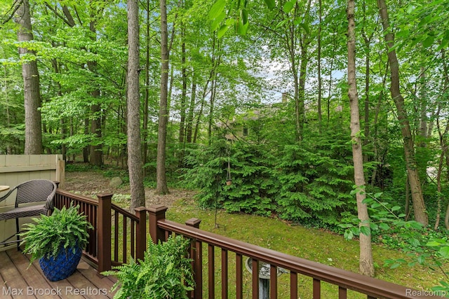 1132 Hillpointe Cir, Bloomfield Hills, MI 48304 - view of wooden deck