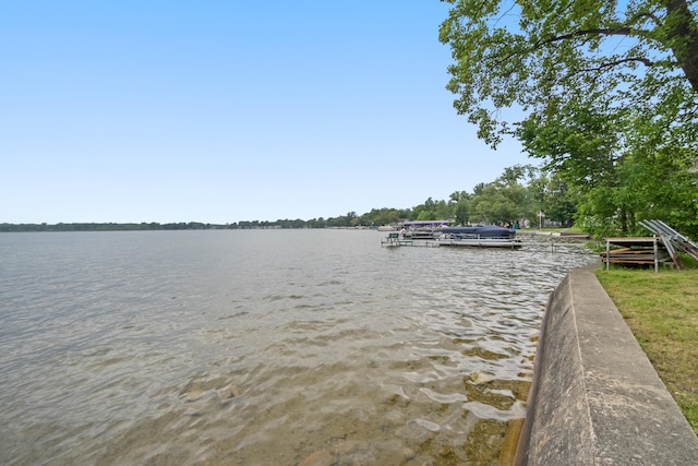 1931 Charlotte Landing Rd, Springport, MI 49284 - water view with a dock