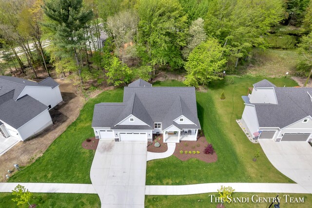 16371 Wickshire Pl, Spring Lake, MI 49456 - aerial view of property and surrounding area