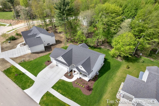 16371 Wickshire Pl, Spring Lake, MI 49456 - view from above of property
