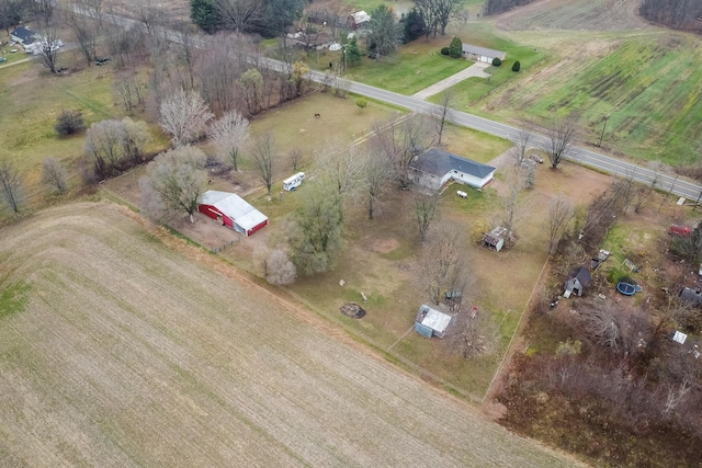 13405 Ellis Rd, Conklin, MI 49403 - aerial view of property and surrounding area with rural landscape