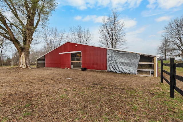 13405 Ellis Rd, Conklin, MI 49403 - view of pole building