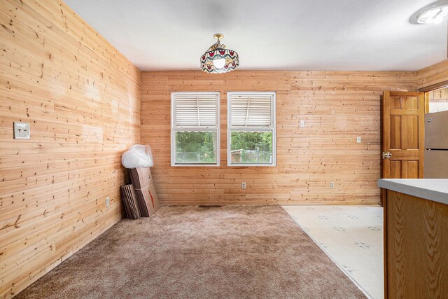 18930 G Dr N, Marshall, MI 49068 - carpeted spare room with wood walls