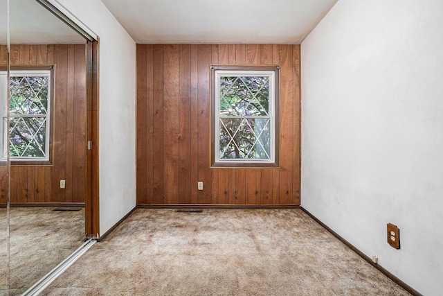 18930 G Dr N, Marshall, MI 49068 - carpeted spare room featuring healthy amount of natural light, wood walls, and baseboards