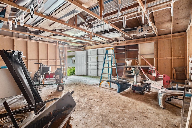 18930 G Dr N, Marshall, MI 49068 - view of garage