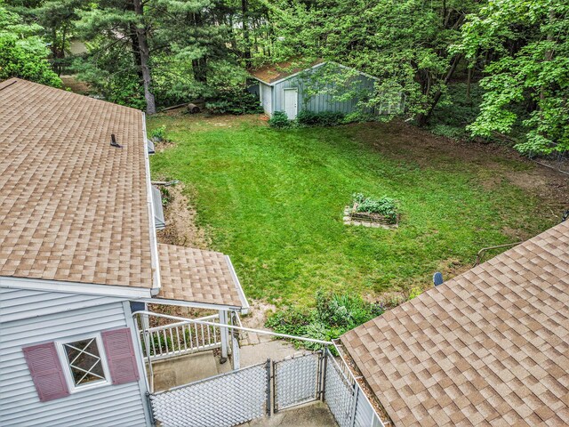 18930 G Dr N, Marshall, MI 49068 - view of grassy yard with a gate
