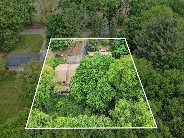 18930 G Dr N, Marshall, MI 49068 - aerial view of property and surrounding area featuring property boundaries highlighted