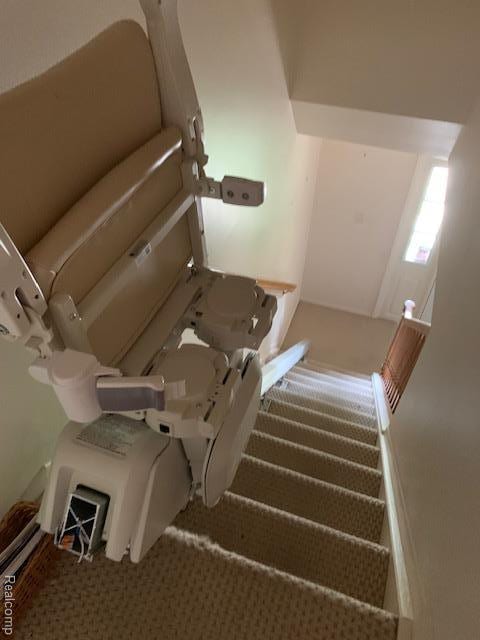 1830 Streamedege Court 27 & 28, Rochester Hills, MI 48309 - stairway featuring carpet