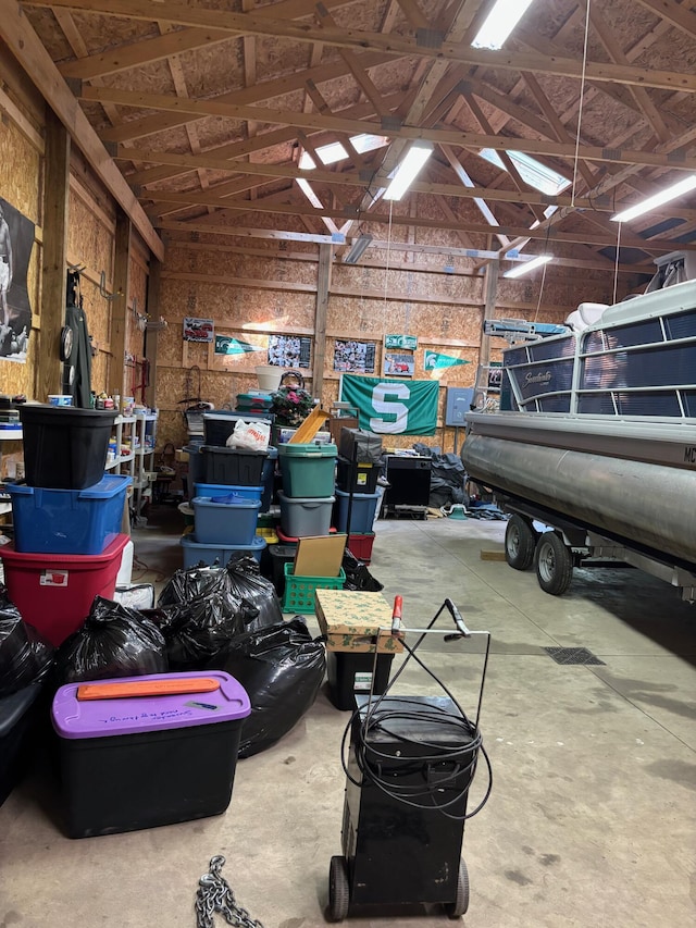 530 N June Dr, Mears, MI 49436 - view of garage