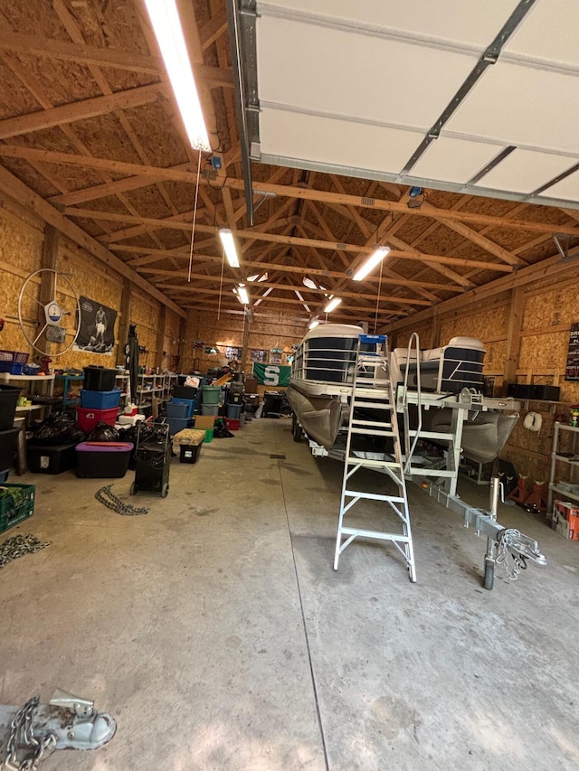 530 N June Dr, Mears, MI 49436 - view of garage