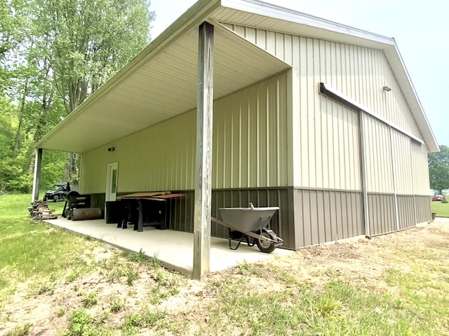 3561 Barber Rd, Hastings, MI 49058 - view of property exterior with a pole building and an outbuilding