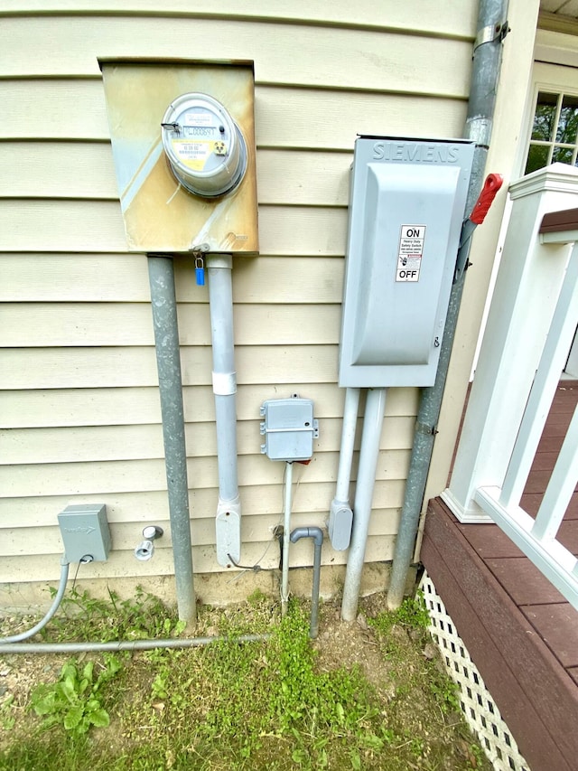 3561 Barber Rd, Hastings, MI 49058 - exterior view of electric meter