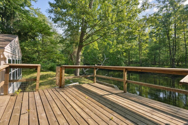 6780 Packer Dr NE, Belmont, MI 49306 - view of wooden deck