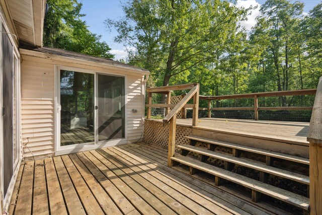 6780 Packer Dr NE, Belmont, MI 49306 - view of wooden deck