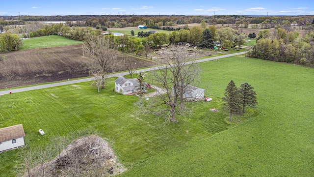 66546 Birch Rd, Jones, MI 49061 - overview of rural landscape with a tree filled landscape