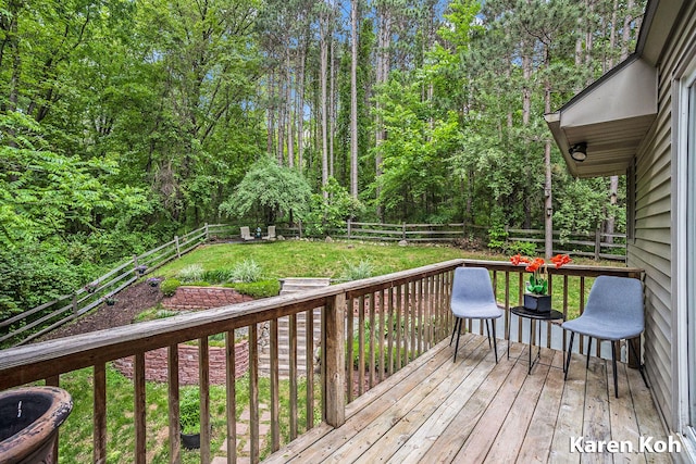 240 Pettis Ave NE, Ada, MI 49301 - view of wooden deck