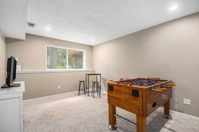 5923 E Lyn Haven Dr SE Unit 45, Grand Rapids, MI 49512 - playroom featuring carpet floors, baseboards, and recessed lighting