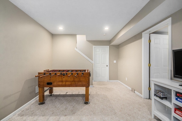5923 E Lyn Haven Dr SE Unit 45, Grand Rapids, MI 49512 - playroom featuring carpet flooring, baseboards, and recessed lighting
