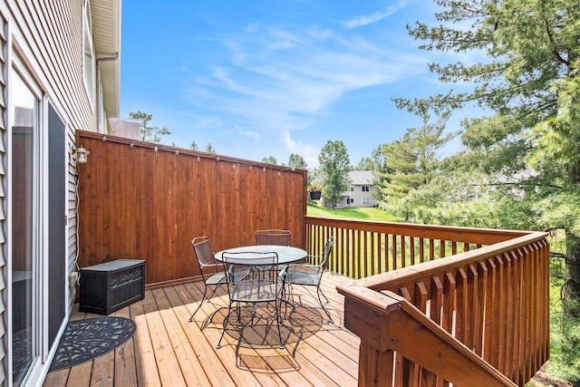 5923 E Lyn Haven Dr SE Unit 45, Grand Rapids, MI 49512 - deck featuring outdoor dining space