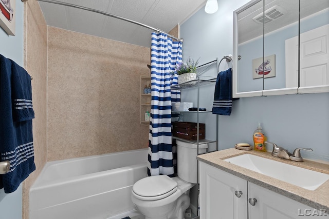 311 Marion St, Clinton, MI 49236 - full bath with vanity, toilet, and shower / tub combo with curtain