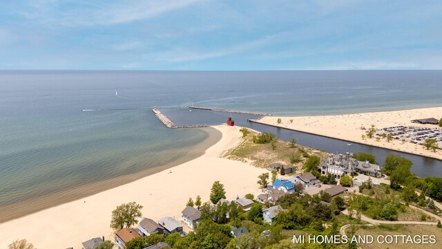 2338 Crescent Walk, Macatawa, MI 49434 - aerial overview of property's location with unending shoreline