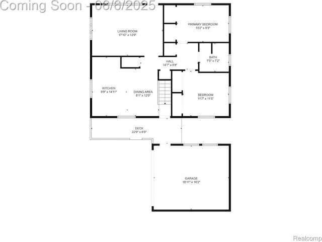 219 Beaver St, Brighton, MI 48116 - floor plan / room layout