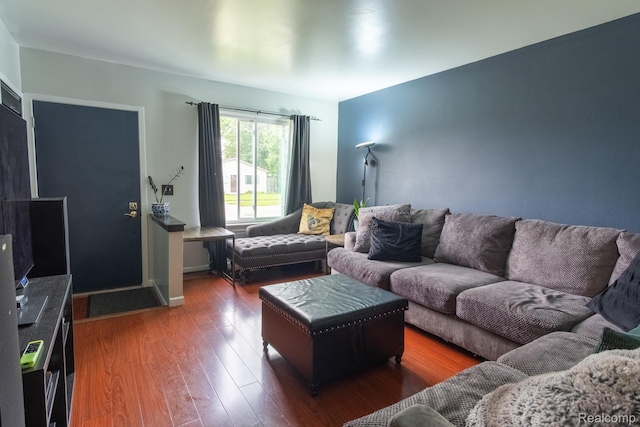 23400 Reynolds Ave, Hazel Park, MI 48030 - living room featuring wood finished floors