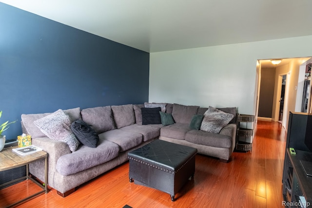 23400 Reynolds Ave, Hazel Park, MI 48030 - living room featuring wood finished floors