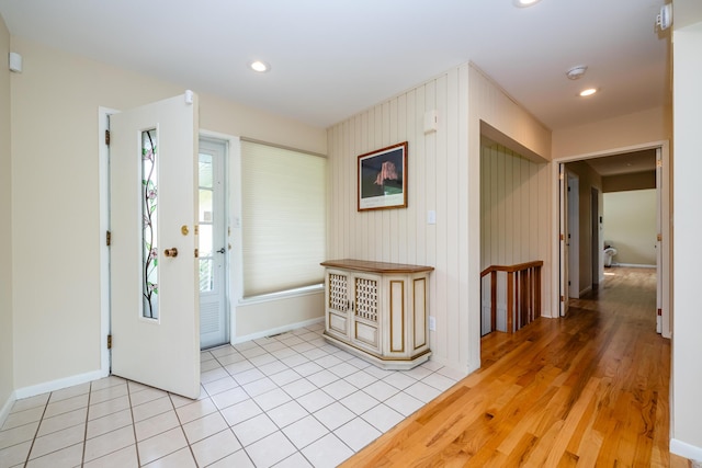 2310 Riverbend Dr, Benton Harbor, MI 49022 - entrance foyer featuring baseboards and recessed lighting