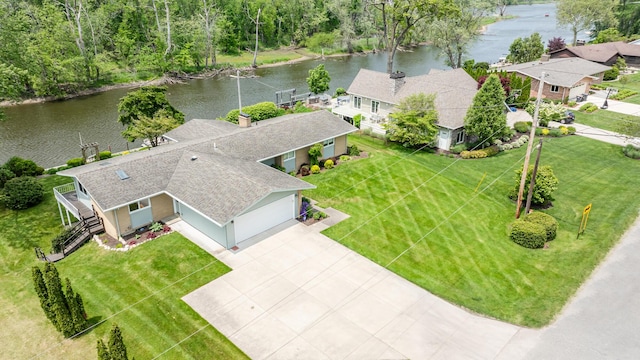 2310 Riverbend Dr, Benton Harbor, MI 49022 - aerial view of property and surrounding area with a nearby body of water