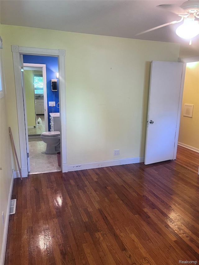 140 Pershing Dr NE, Grand Rapids, MI 49505 - empty room with hardwood / wood-style floors and a ceiling fan