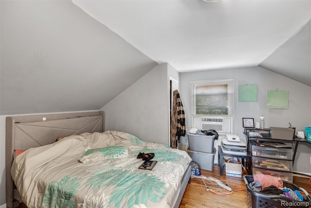 19200 Goulburn St, Detroit, MI 48205 - bedroom featuring wood finished floors and vaulted ceiling