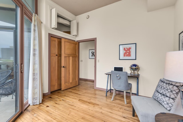 109 W Washington Ave Unit 16, Jackson, MI 49201 - office with light wood-style floors