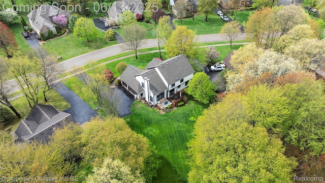 9840 Oak Valley Dr, Clarkston, MI 48348 - bird's eye view