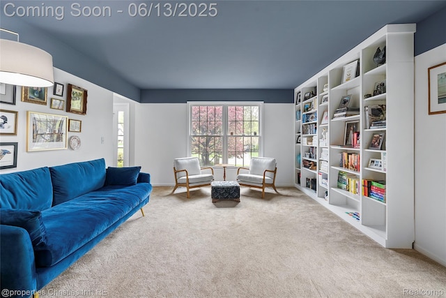 9840 Oak Valley Dr, Clarkston, MI 48348 - sitting room with carpet flooring and baseboards