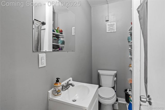1012 8th St, Port Huron, MI 48060 - bathroom with toilet and vanity
