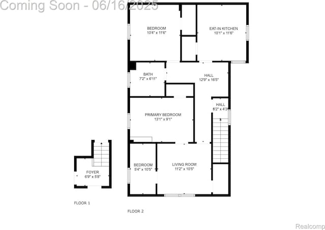 1012 8th St, Port Huron, MI 48060 - view of room layout