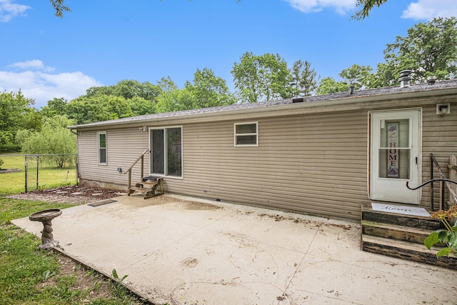 67173 Bulhand Rd, Cassopolis, MI 49031 - back of property with entry steps and a patio
