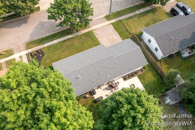 111 W 1st Ave, Plainwell, MI 49080 - aerial view of property and surrounding area