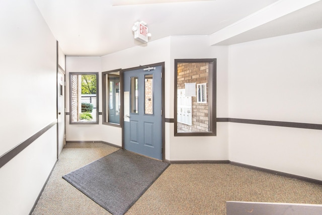 855 S Pontiac Trl Unit A305, Walled Lake, MI 48390 - foyer entrance featuring baseboards