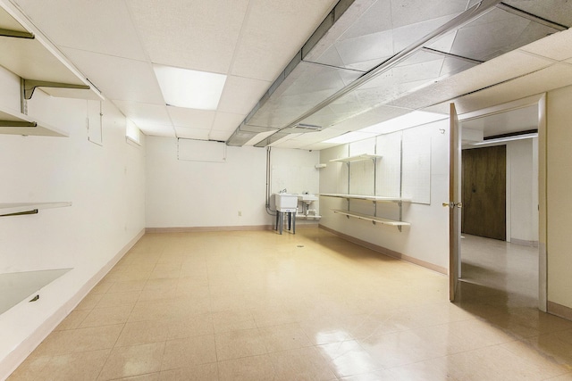 1349 King George Blvd, Ann Arbor, MI 48108 - finished basement featuring baseboards
