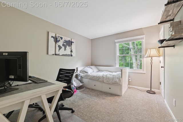 3753 Rolling Hills Rd, Lake Orion, MI 48359 - carpeted bedroom with an office area and baseboards