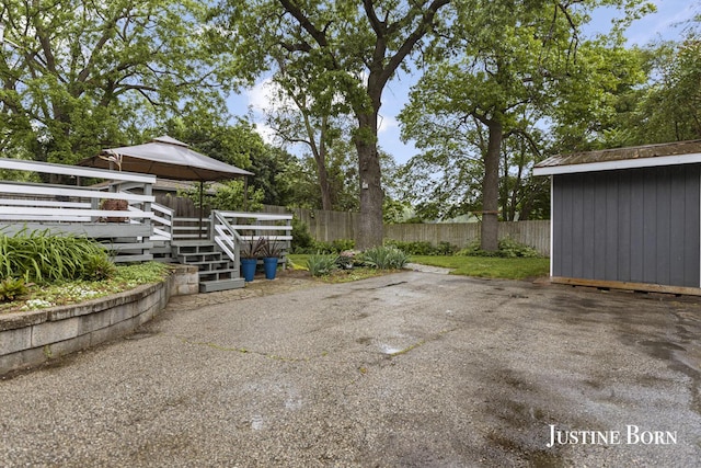 2264 Stafford Ave SW, Grand Rapids, MI 49507 - view of patio with a gazebo