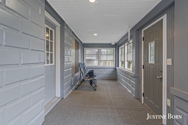 2264 Stafford Ave SW, Grand Rapids, MI 49507 - sunroom / solarium with carpet flooring and recessed lighting