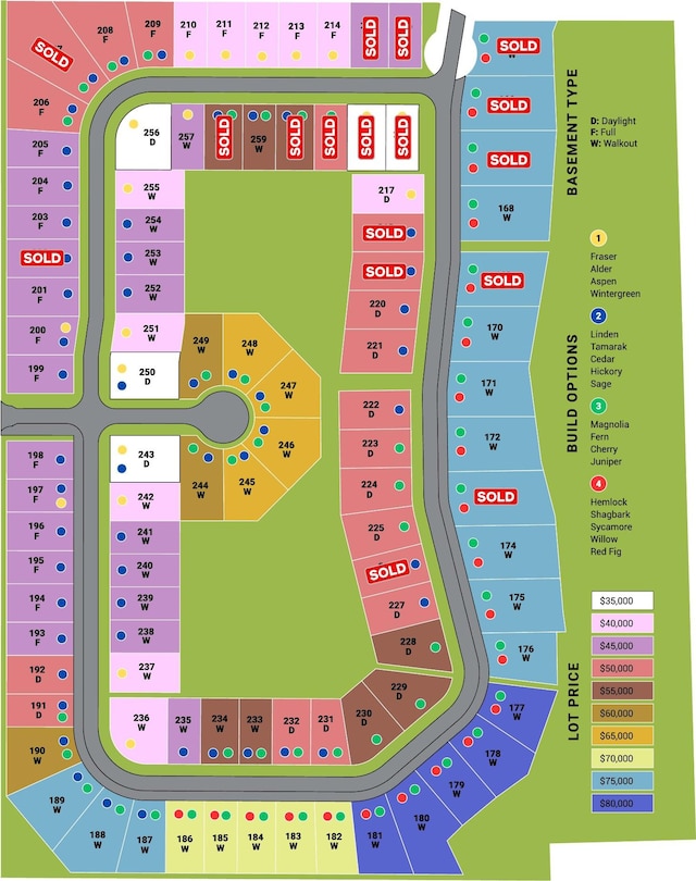 6218 Sturgeon Run, Muskegon, MI 49444 - map showing property parcels