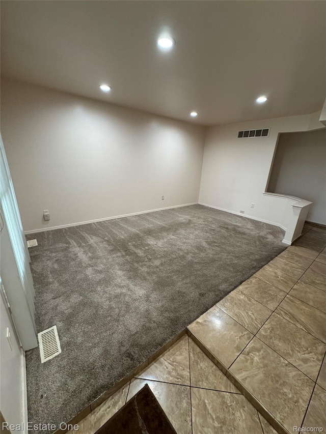 35715 Maureen Dr, Sterling Heights, MI 48310 - carpeted empty room with recessed lighting and baseboards